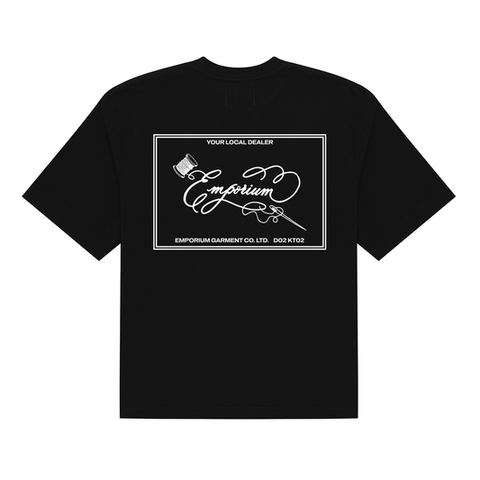 Label Pocket Tee - Black