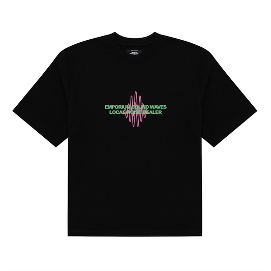 Sound Waves Tee - Black