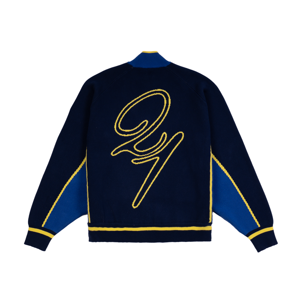 Boca Zip Knit - Navy