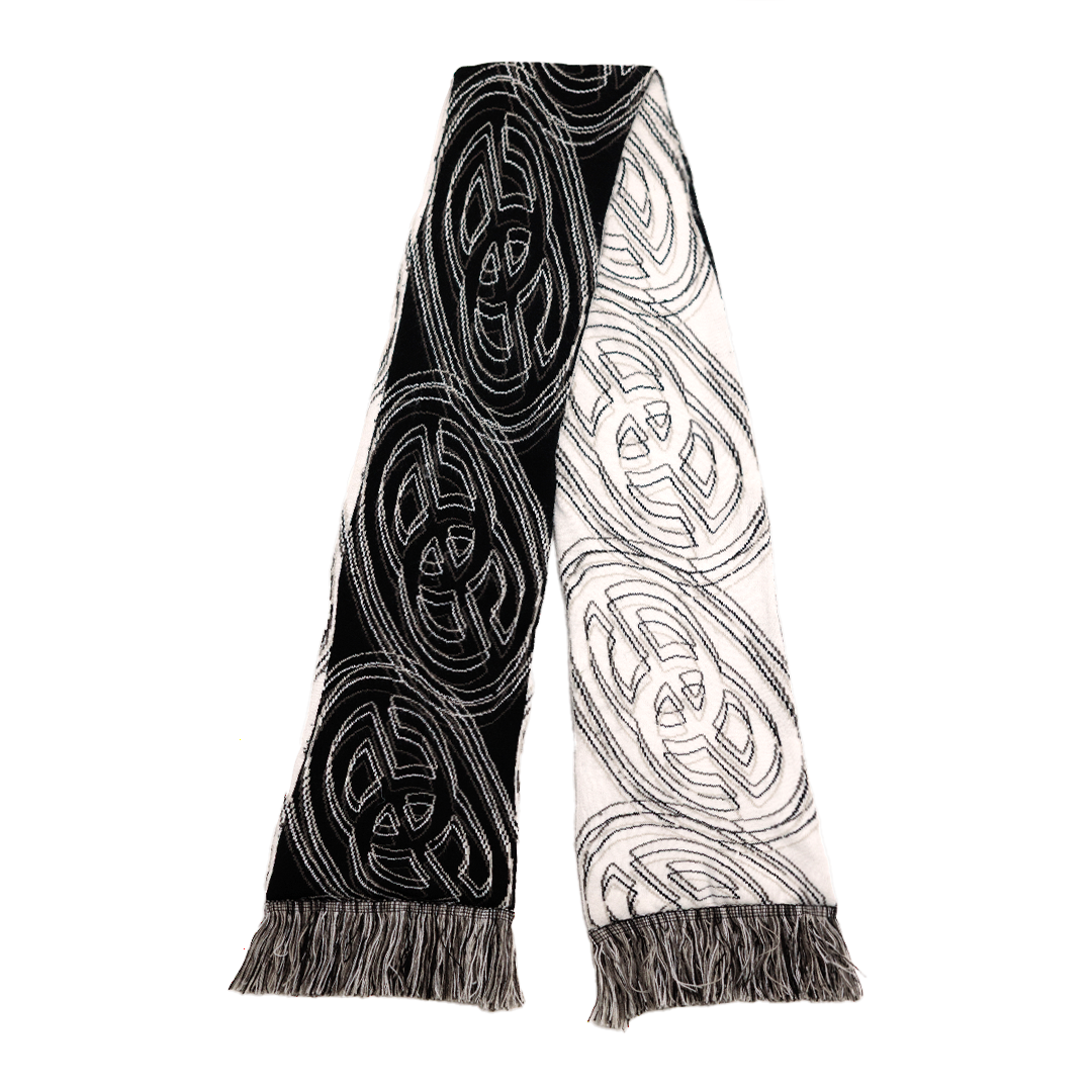 Seeing Double Scarf - Black/White