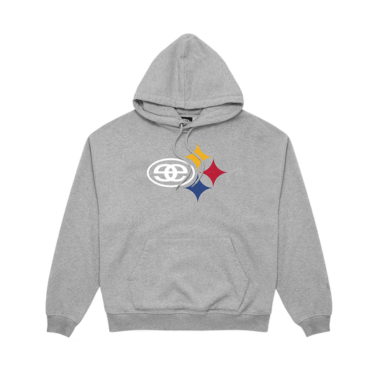 Tri Hypo Hood x Steelers - Grey Marl