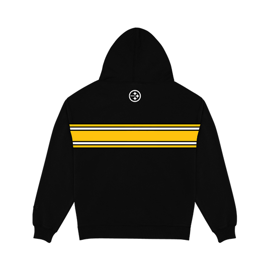 Stripe Logo Hood x Steelers - Black
