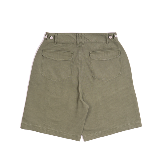 Double Pocket Shorts - Khaki Green