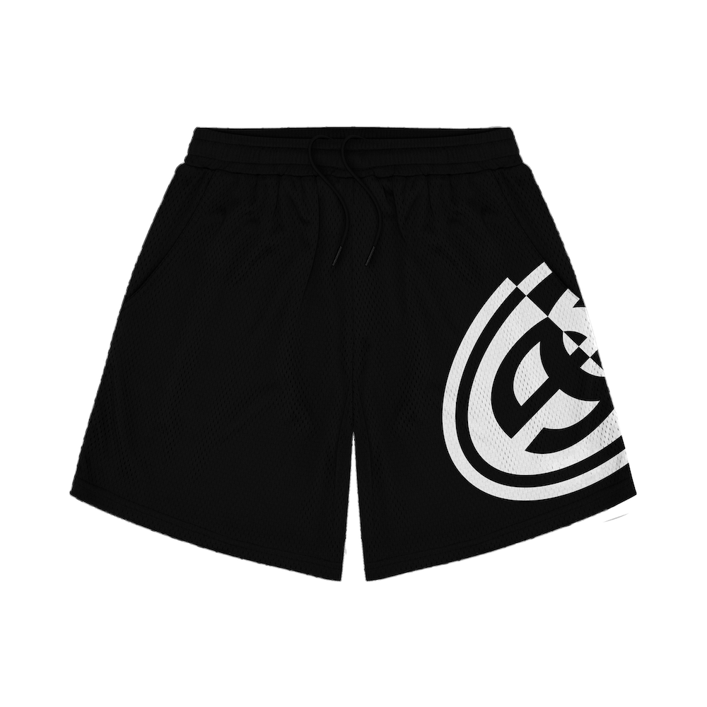 Pill Logo Mesh Shorts - Black