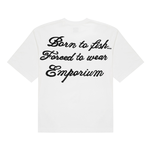 Born to Fish Tee - White