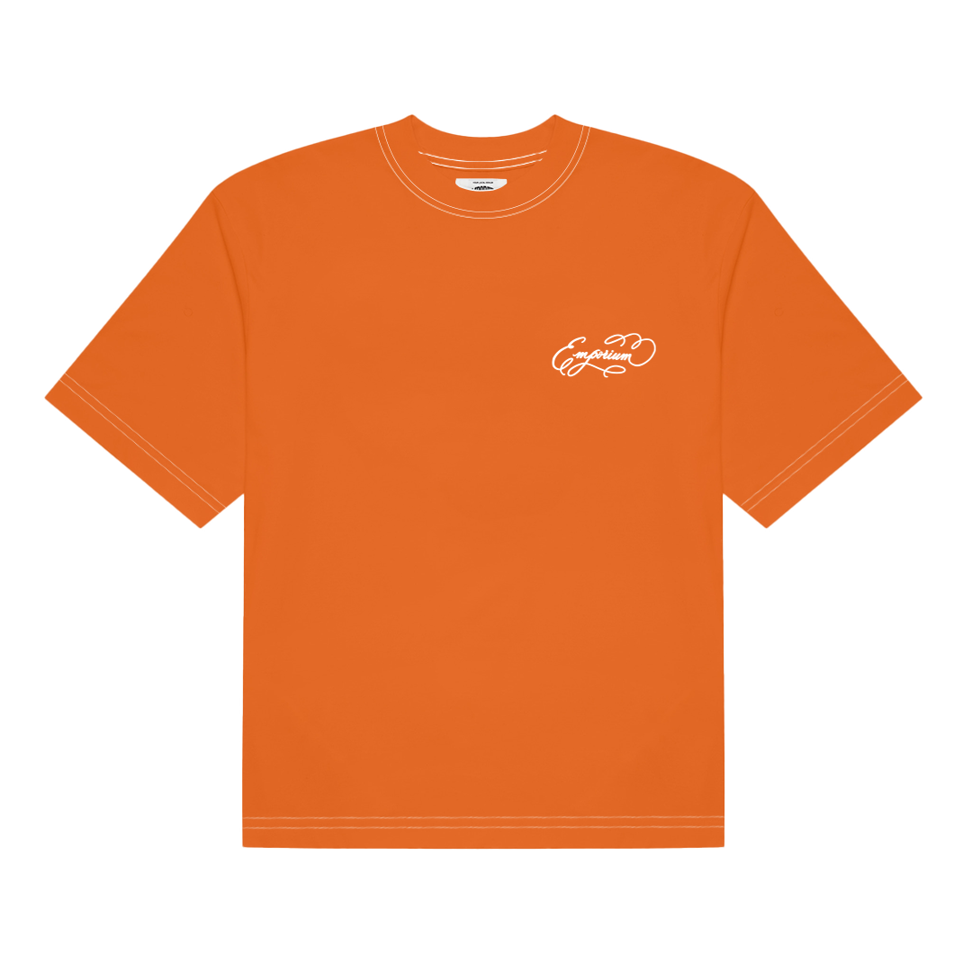 Script Logo Tee - Orange