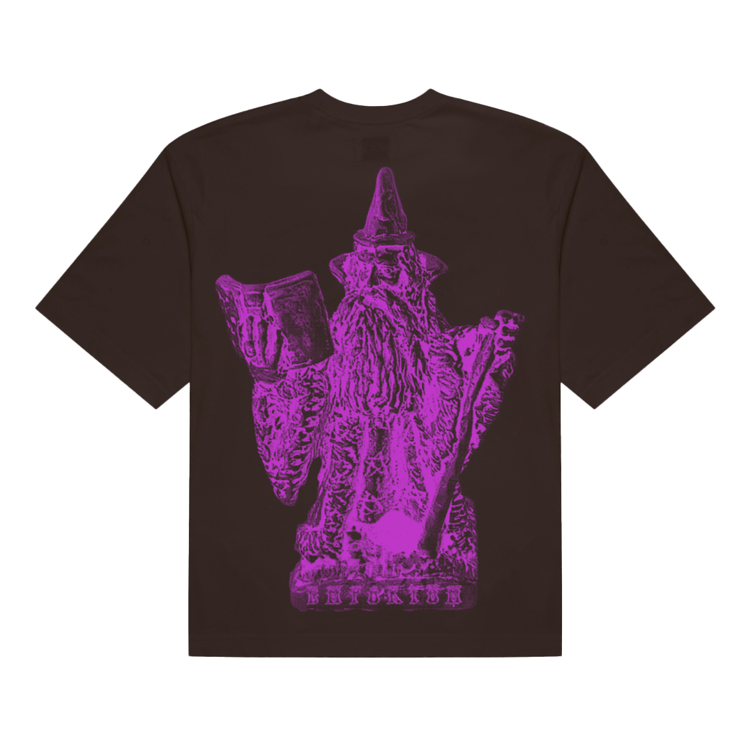 Wizard Logo Tee - Brown