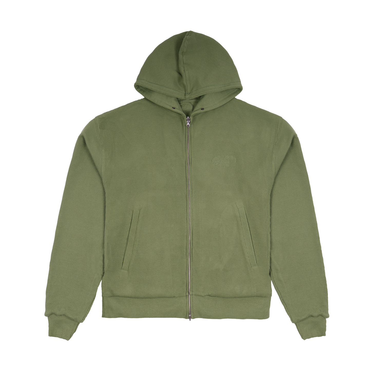 Thermal Zip Hood - Khaki