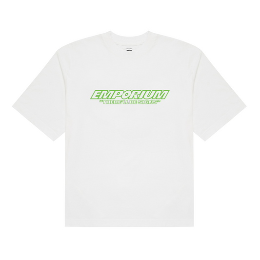 There'll Be Signs Tee - White