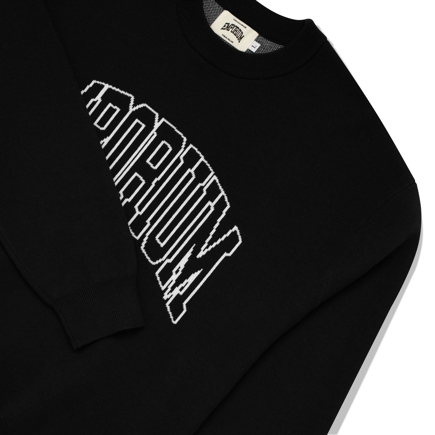 Arc Logo Knit - Black