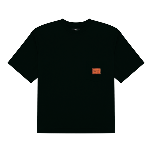 Label Pocket Tee - Black
