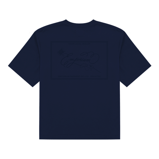 Label Pocket Tee - Navy