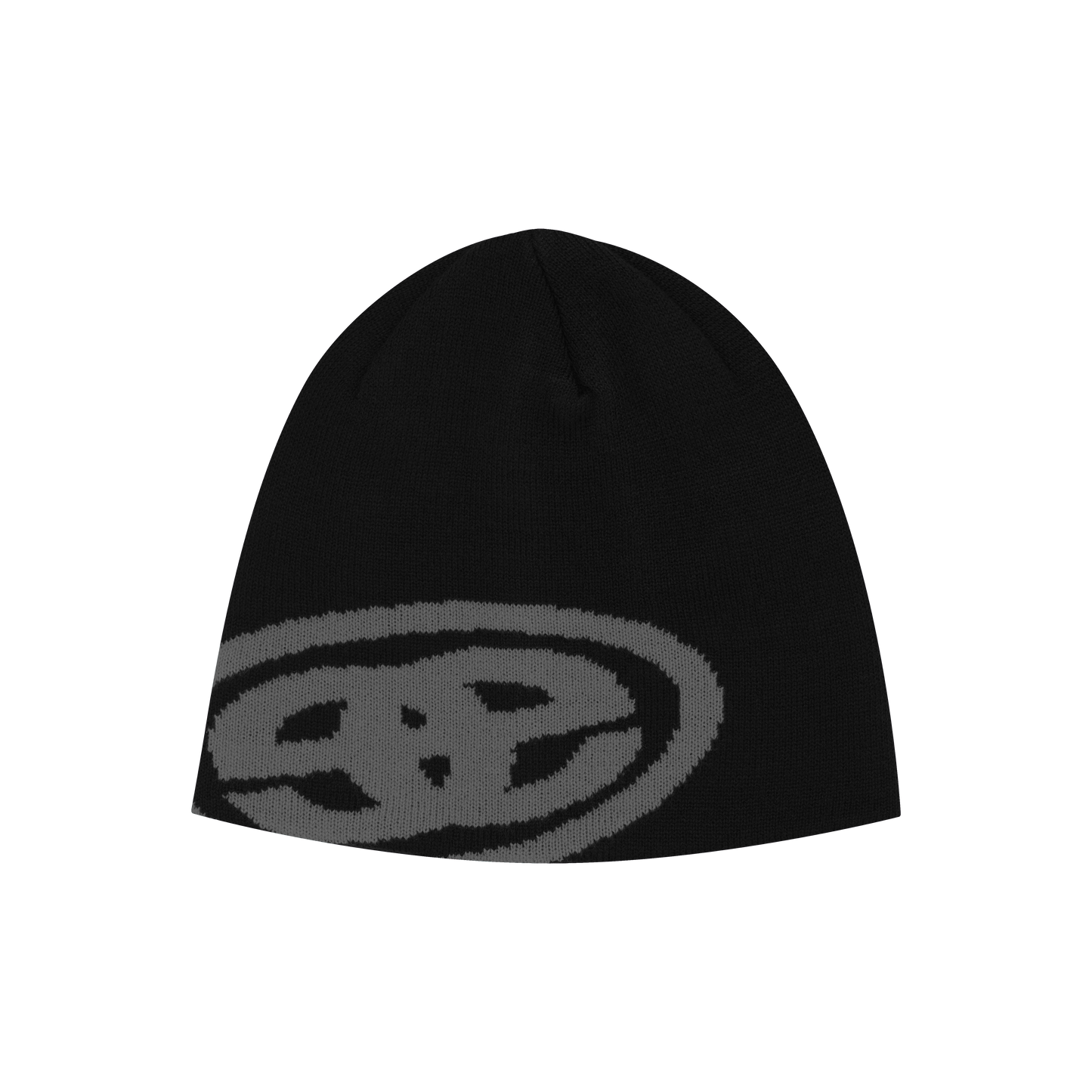 Overlap Logo Beanie - Black