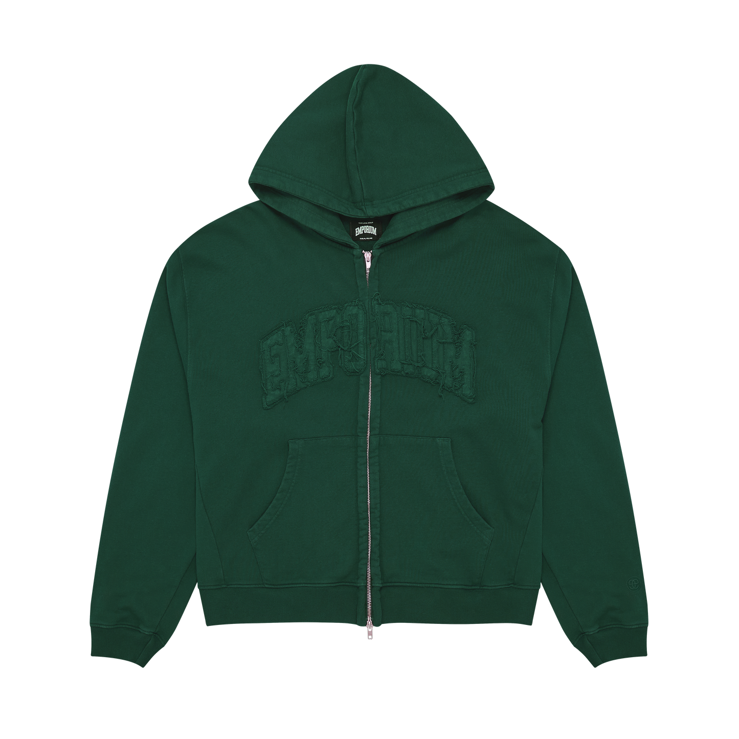 Arc Logo Zip Hood - Evergreen