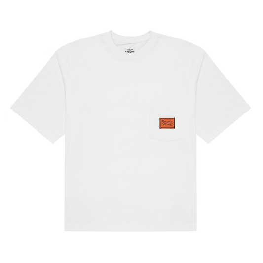 Label Pocket Tee - White