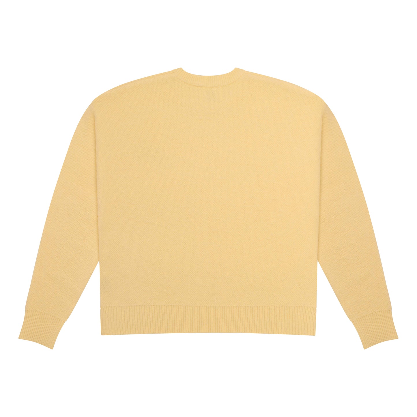 Script Mohair Knit - Butter Yellow