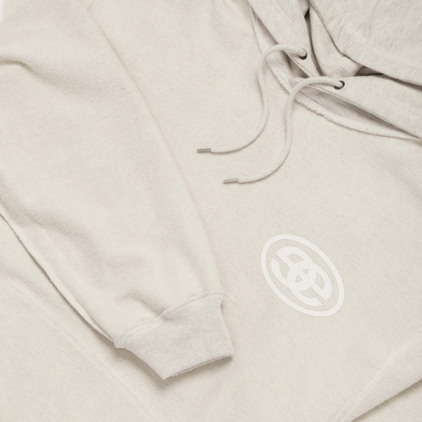 Reversible Arc Logo Hoodie - Snow Marl