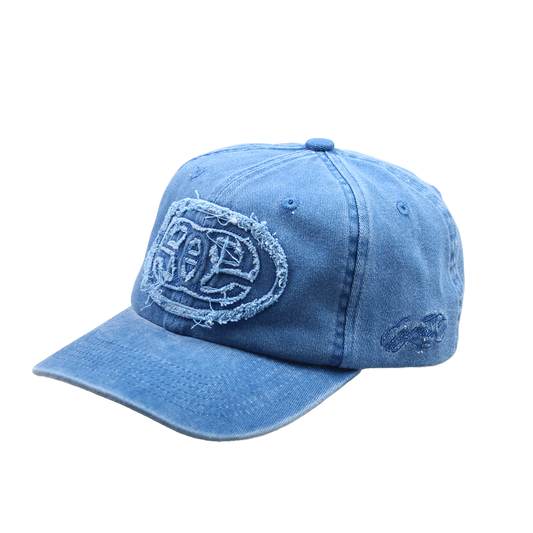 Applique Logo Cap - Faded Blue