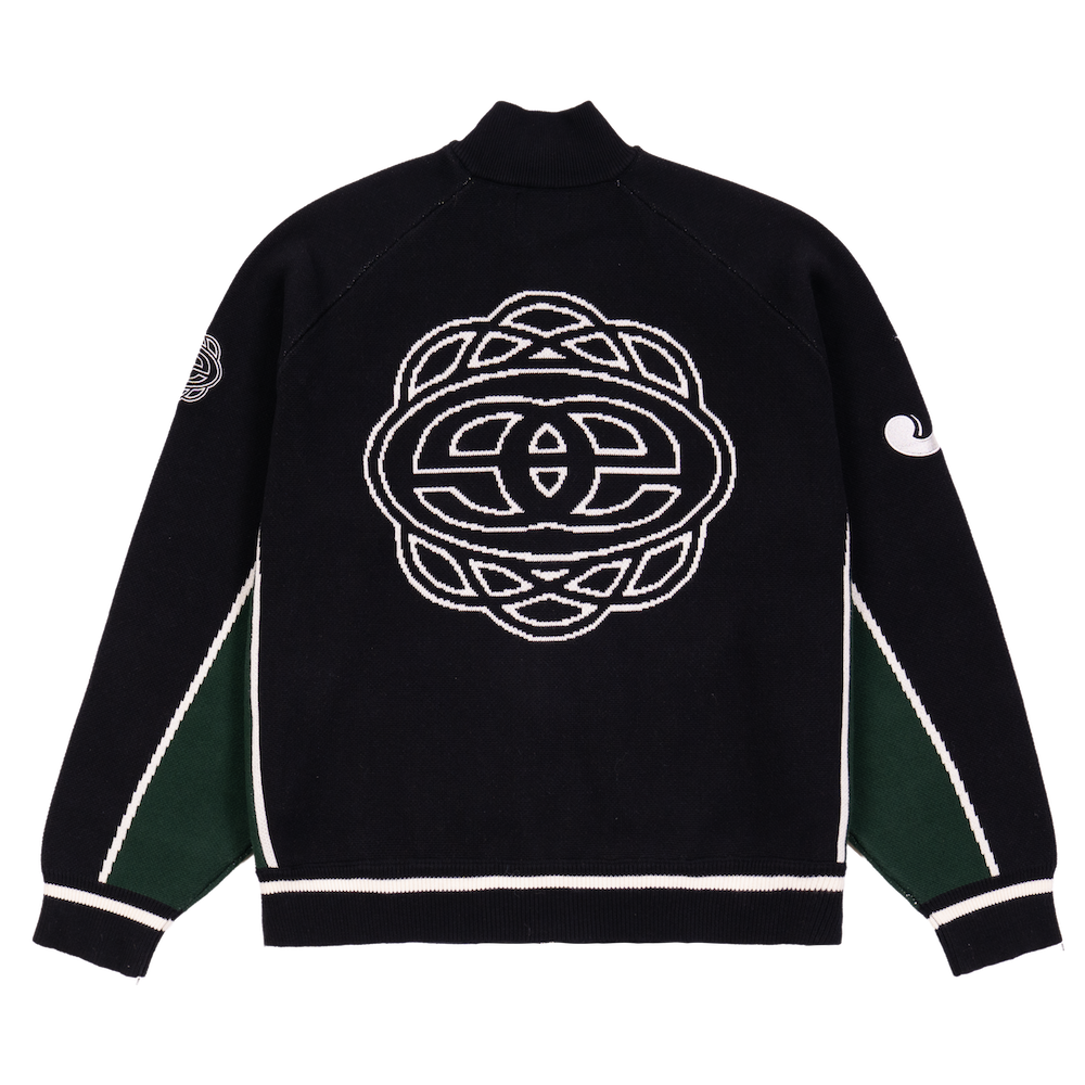 Jameson + Emporium Zip Knit - Black