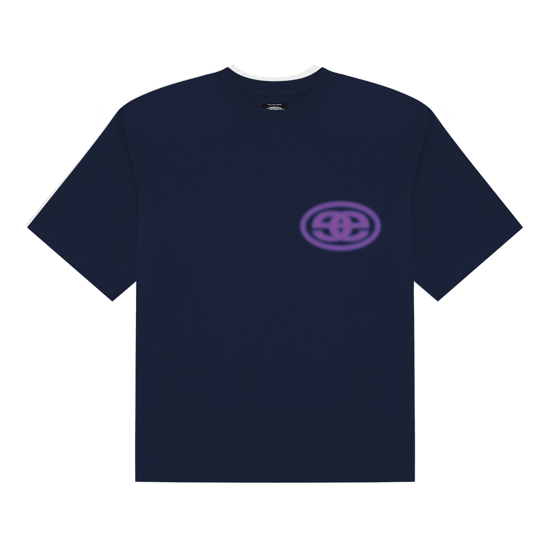 Diffuse Logo Tee - Navy
