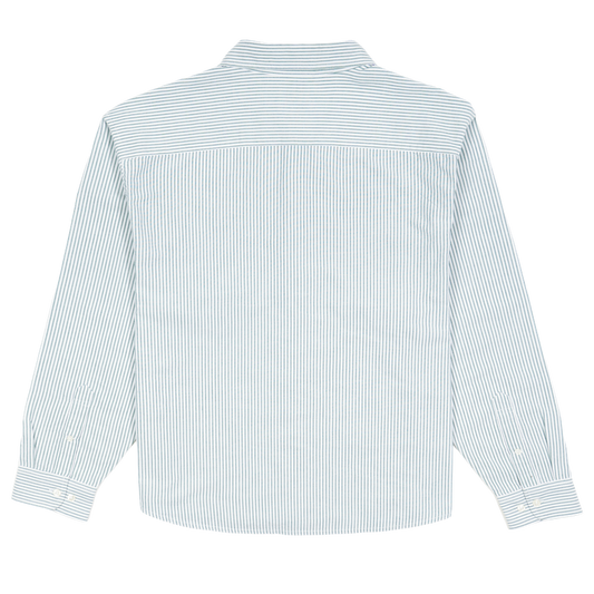 Script Logo Oxford Shirt - Green/White