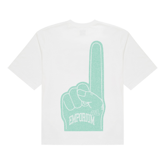 Foam Finger Tee - White