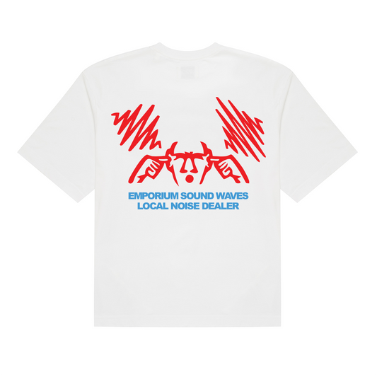 Sound Waves Tee - White