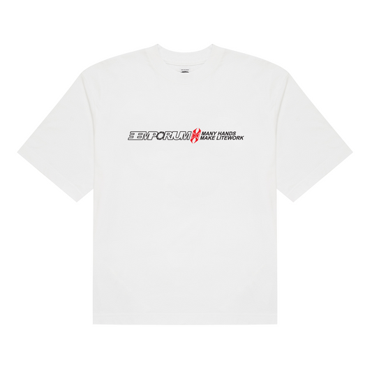 Litework Logo Tee - White