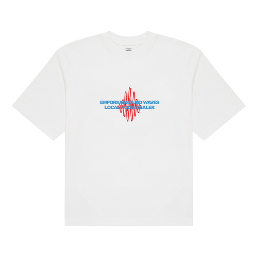 Sound Waves Tee - White