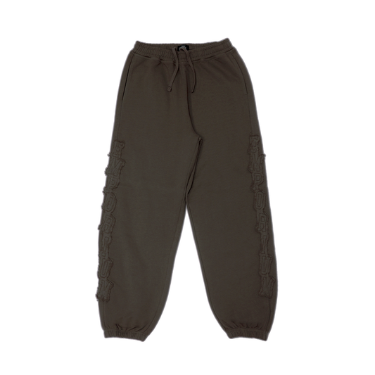 Applique Logo Sweatpant - Brown