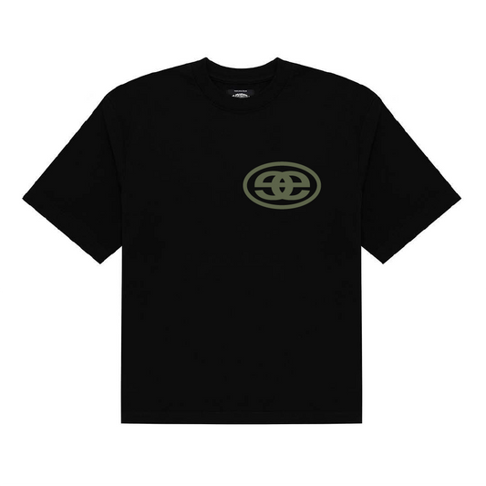 EE Logo Tee - Black/Khaki