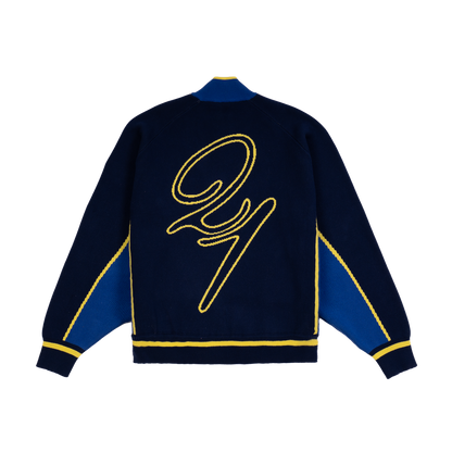 Boca Zip Knit - Navy