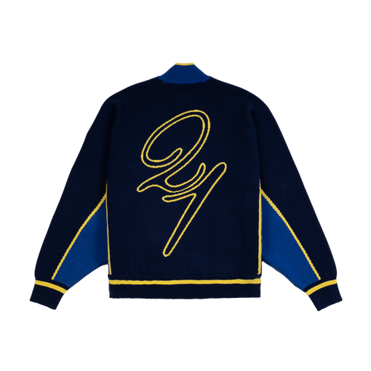 Boca Zip Knit - Navy