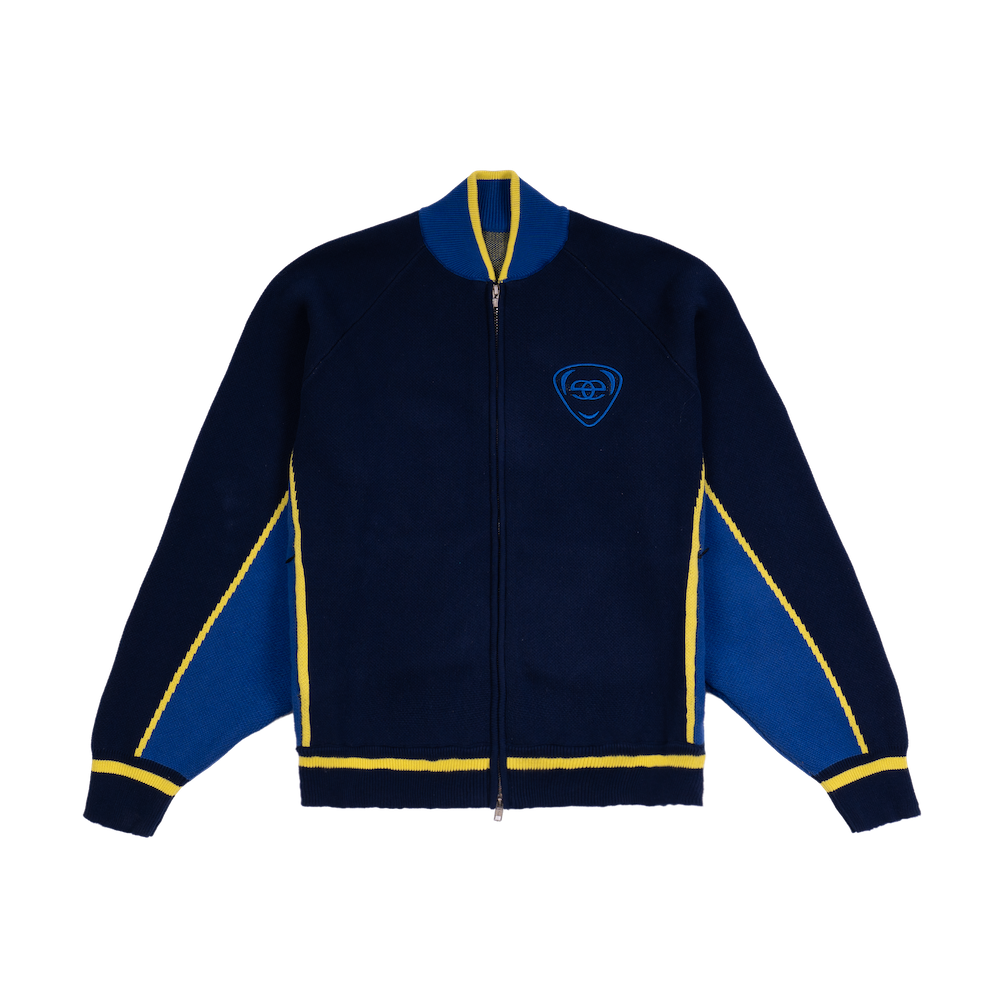 Boca Zip Knit - Navy