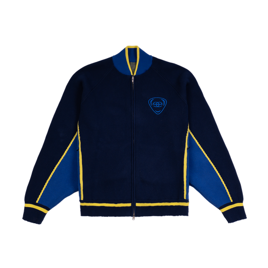 Boca Zip Knit - Navy