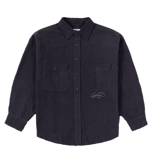 Chamois Shirt - Washed Black
