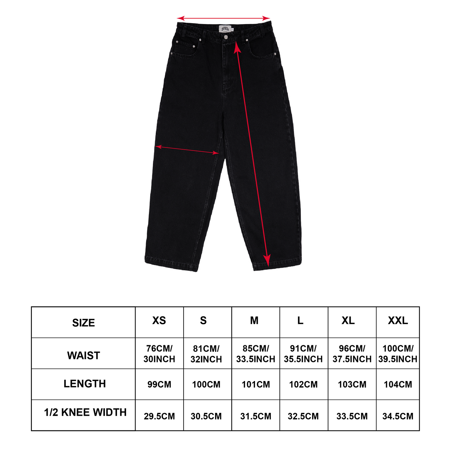 Stitch Logo Denim V2 - Vintage Black