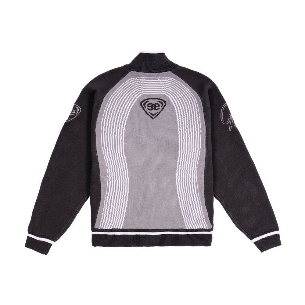 E90 Zip Knit - Cool Grey/Charcoal
