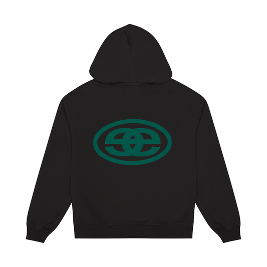 Reversible Logo Hood - Faded Black