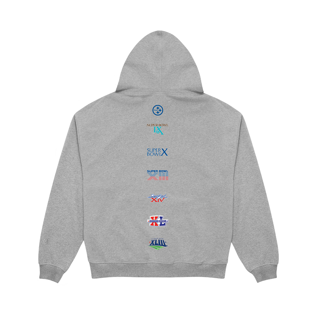 Tri Hypo Hood x Steelers - Grey Marl
