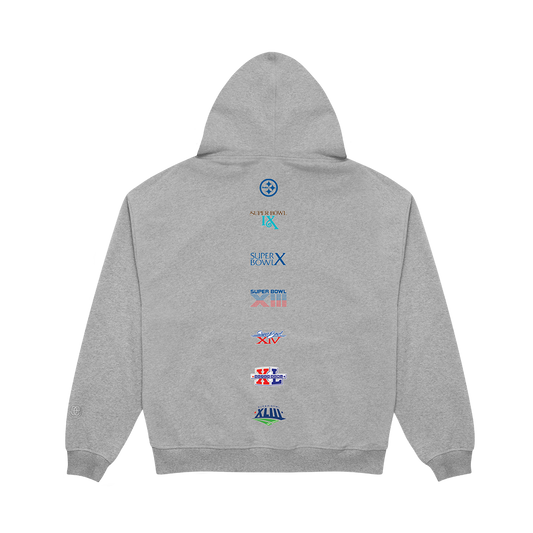 Tri Hypo Hood x Steelers - Grey Marl