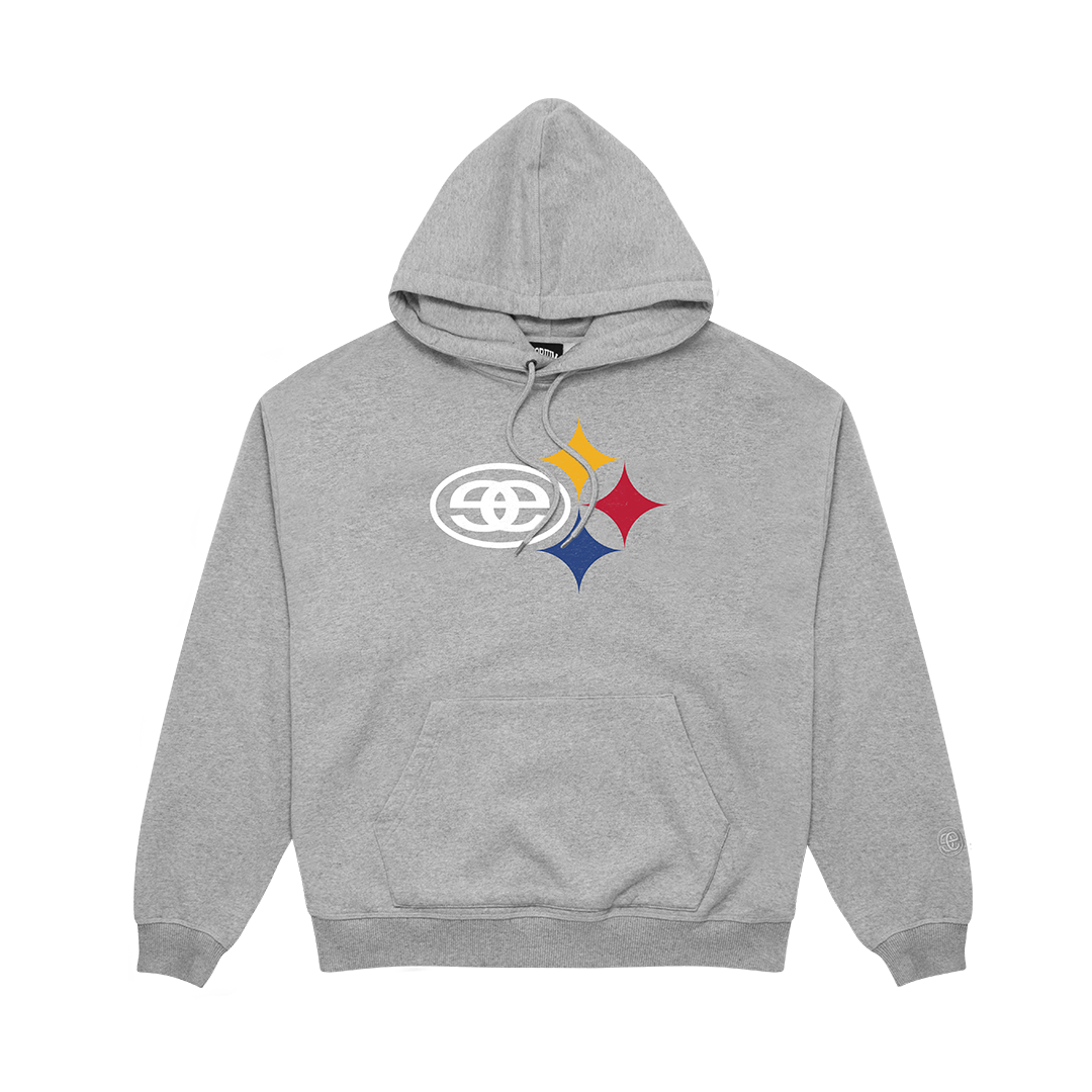 Tri Hypo Hood x Steelers - Grey Marl