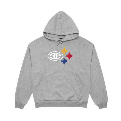 Tri Hypo Hood x Steelers - Grey Marl