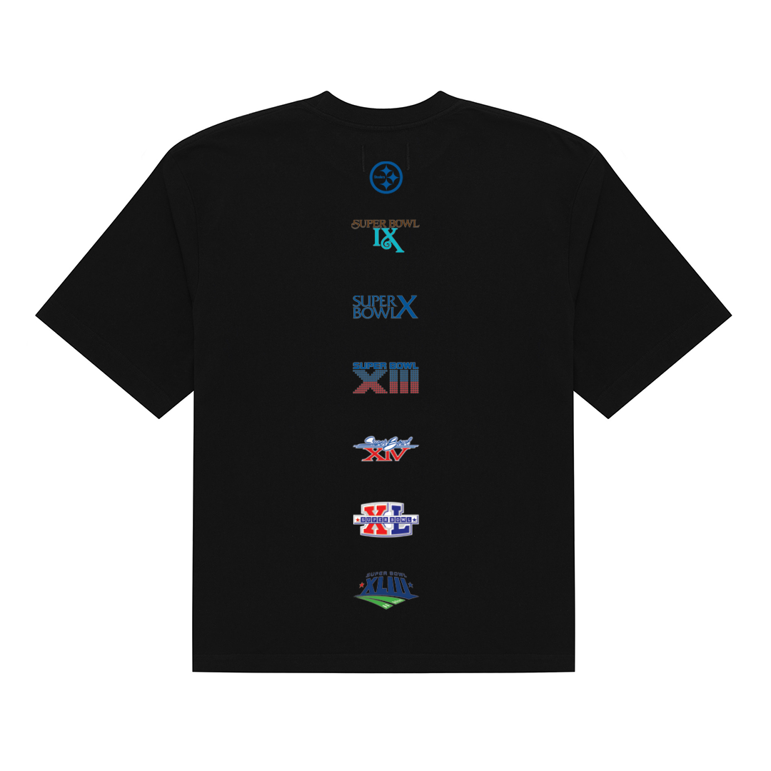 Quad Hypo Logo Tee x Steelers - Black