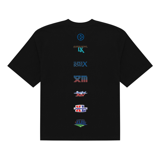 Quad Hypo Logo Tee x Steelers - Black