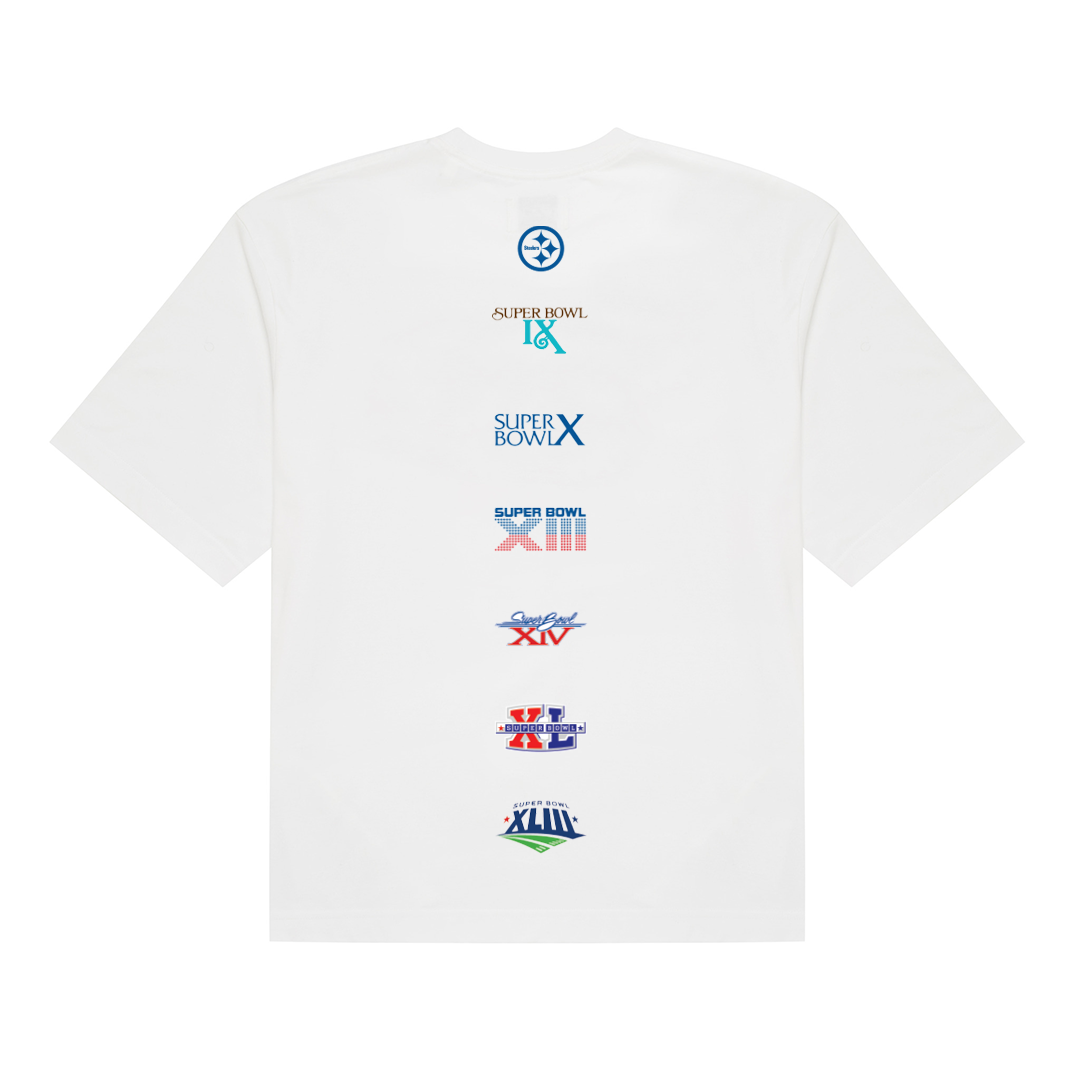 Quad Hypo Logo Tee x Steelers - White