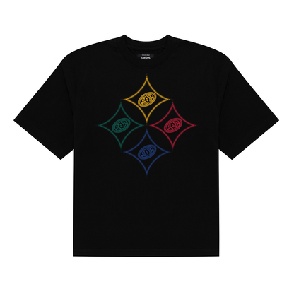 Quad Hypo Logo Tee x Steelers - Black