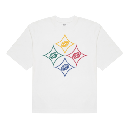 Quad Hypo Logo Tee x Steelers - White