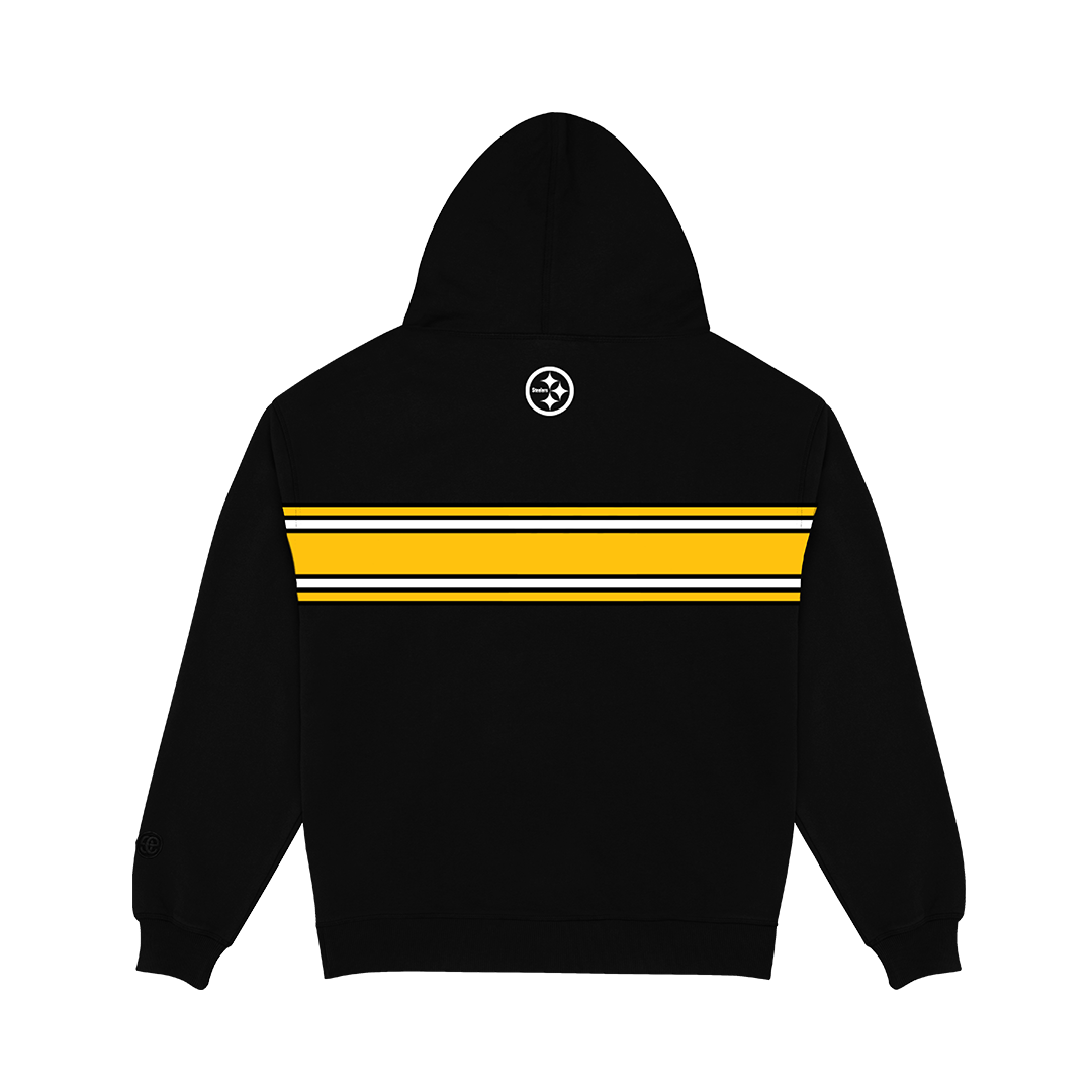 Stripe Logo Hood x Steelers - Black