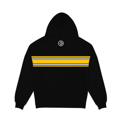 Stripe Logo Hood x Steelers - Black
